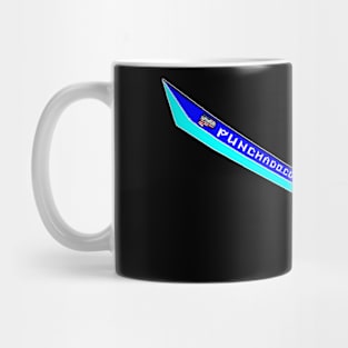 Katana with Blank Text, v. Code Blue Teal Mug